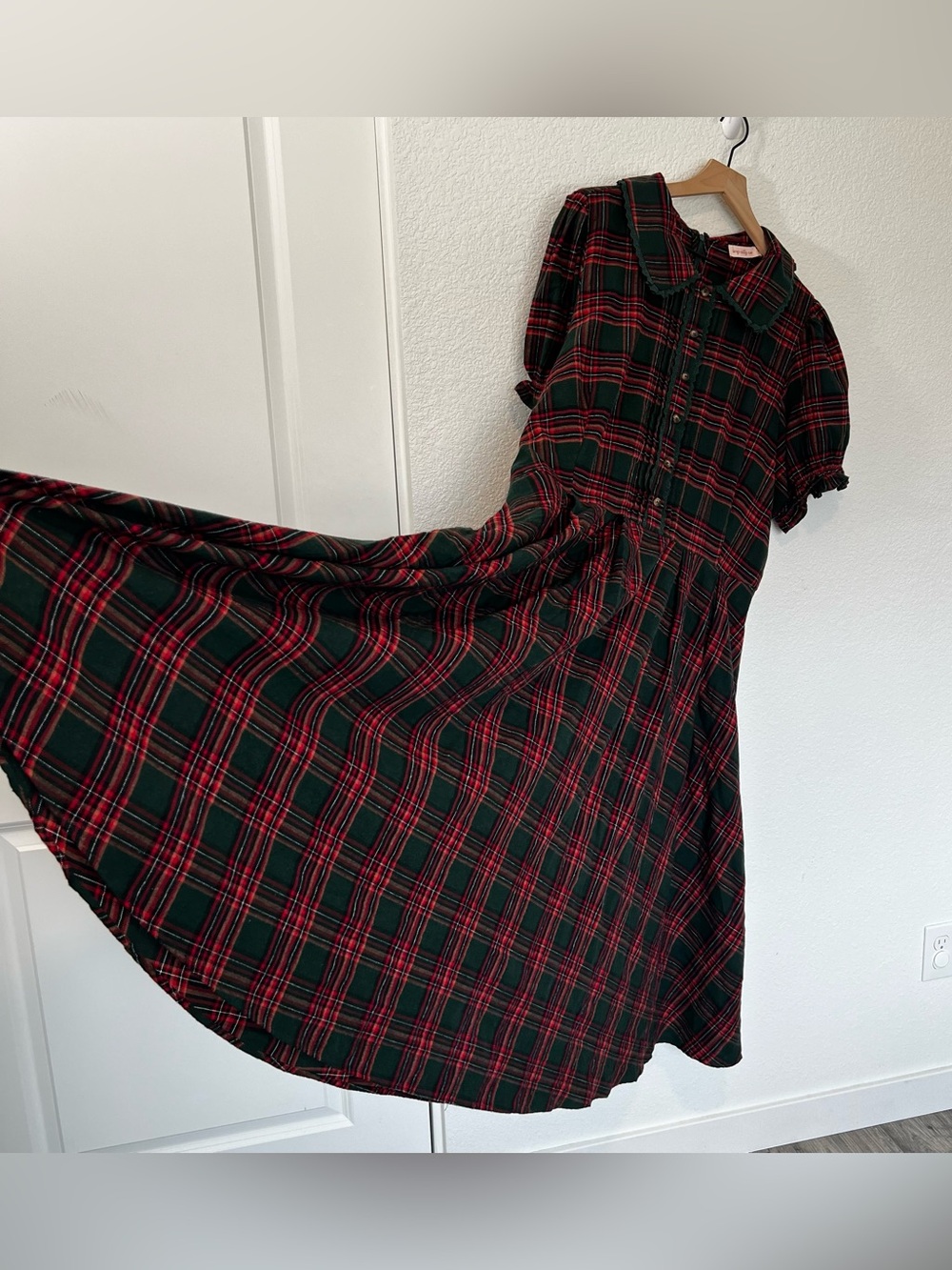 Ivy City Co Sophia Dress in Evergreen Plaid- Size 20W - Picture 9 of 15